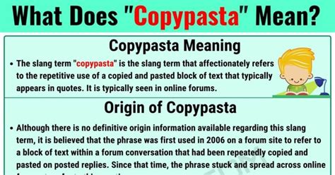 copypasta meaning